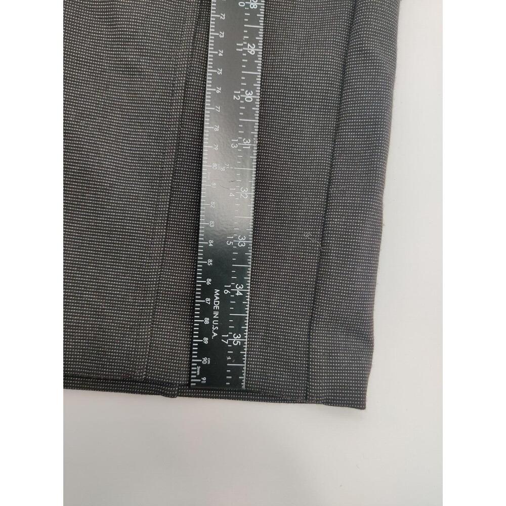 NEW YORK & COMPANY Womens Size 10 Grey Sheath Dress 3/4 Sleeve Piping - Picture 4 of 11